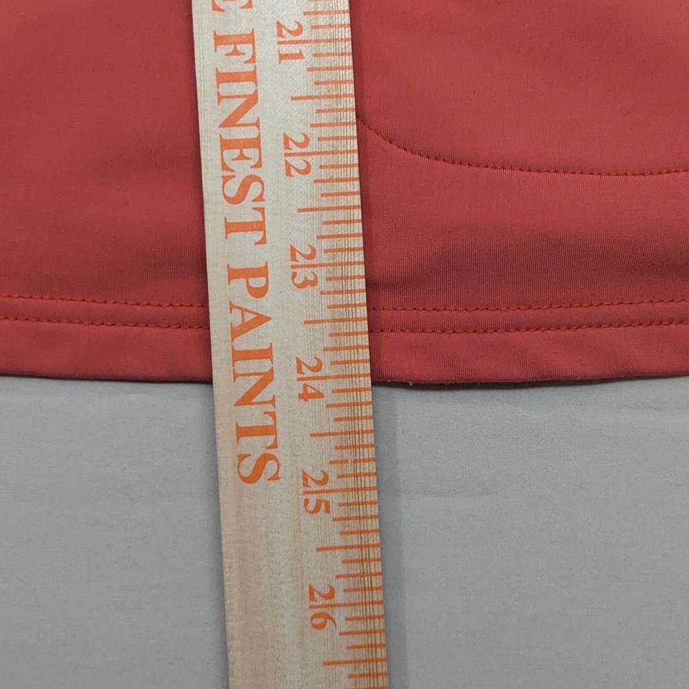 Athleta Orange Zip Up Jacket Athletic Track Top Thumbholes Women's XS - Picture 7 of 8